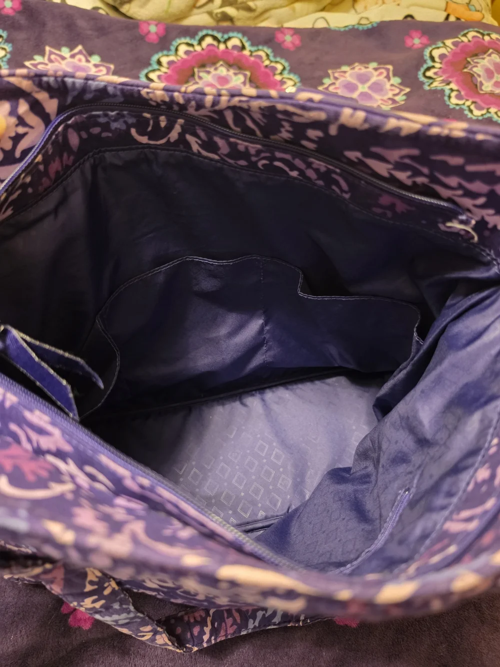 Vera Bradley quilted purple